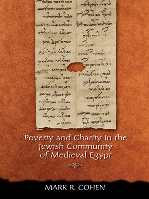 cover image of Poverty and Charity in the Jewish Community of Medieval Egypt